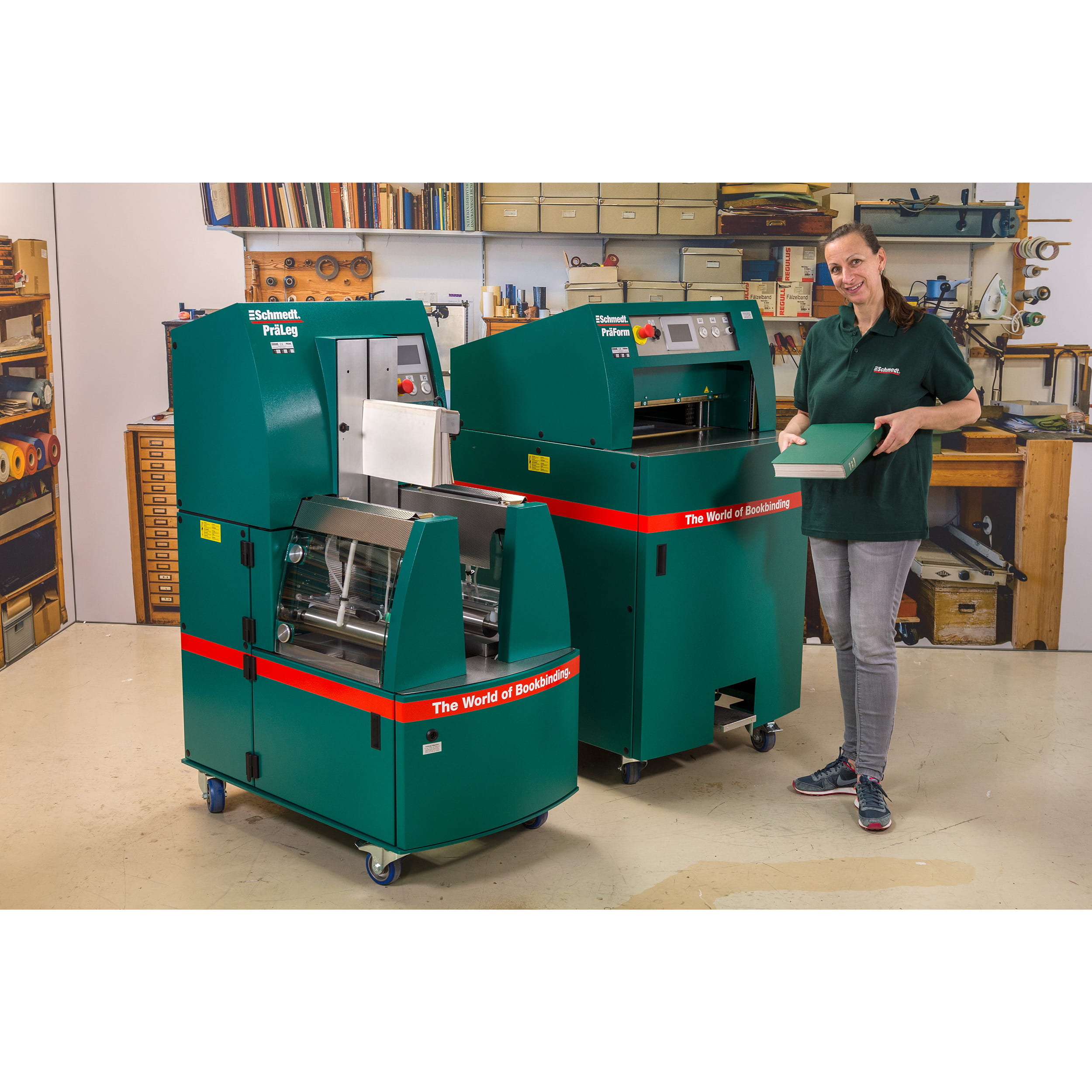 PräForm • Book press - Pressing and joint-setting machine - Applications: book with flat and rounded backs, layflat books, foamed cases, boo... - image-1