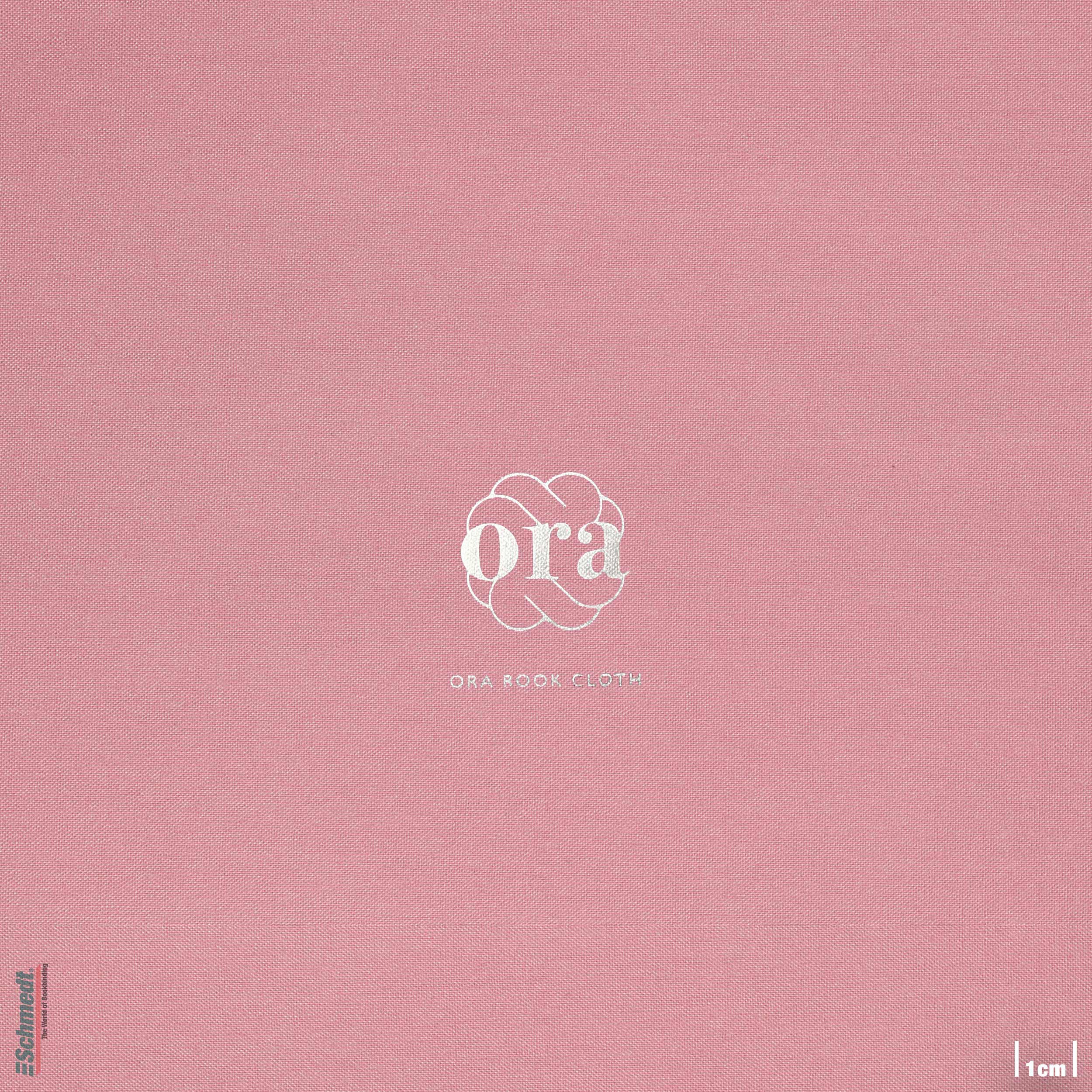 Ora • Buchleinen - Farbe 026 - rosa - Anwendungen: für Bucheinbände, Notizbücher, Ordner, Mappen, Schuber, Kästen, Schachteln, Etuis, Gesche... - Bild-1