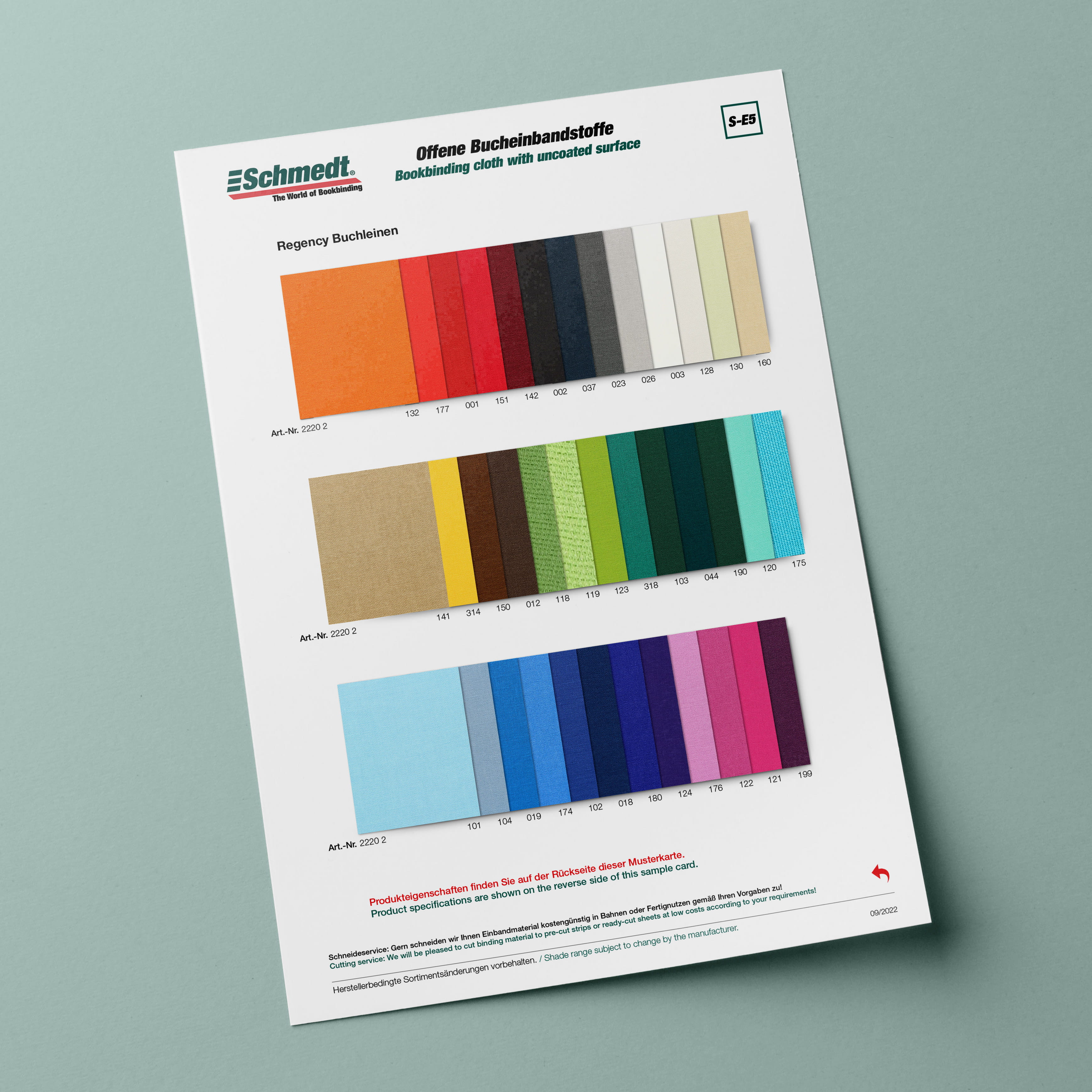 Regency | binding cloth - with a fine, uncoated surface - for books, diaries, files, folders, slipcases, cases, boxes, gift packagings, spin... - image-3