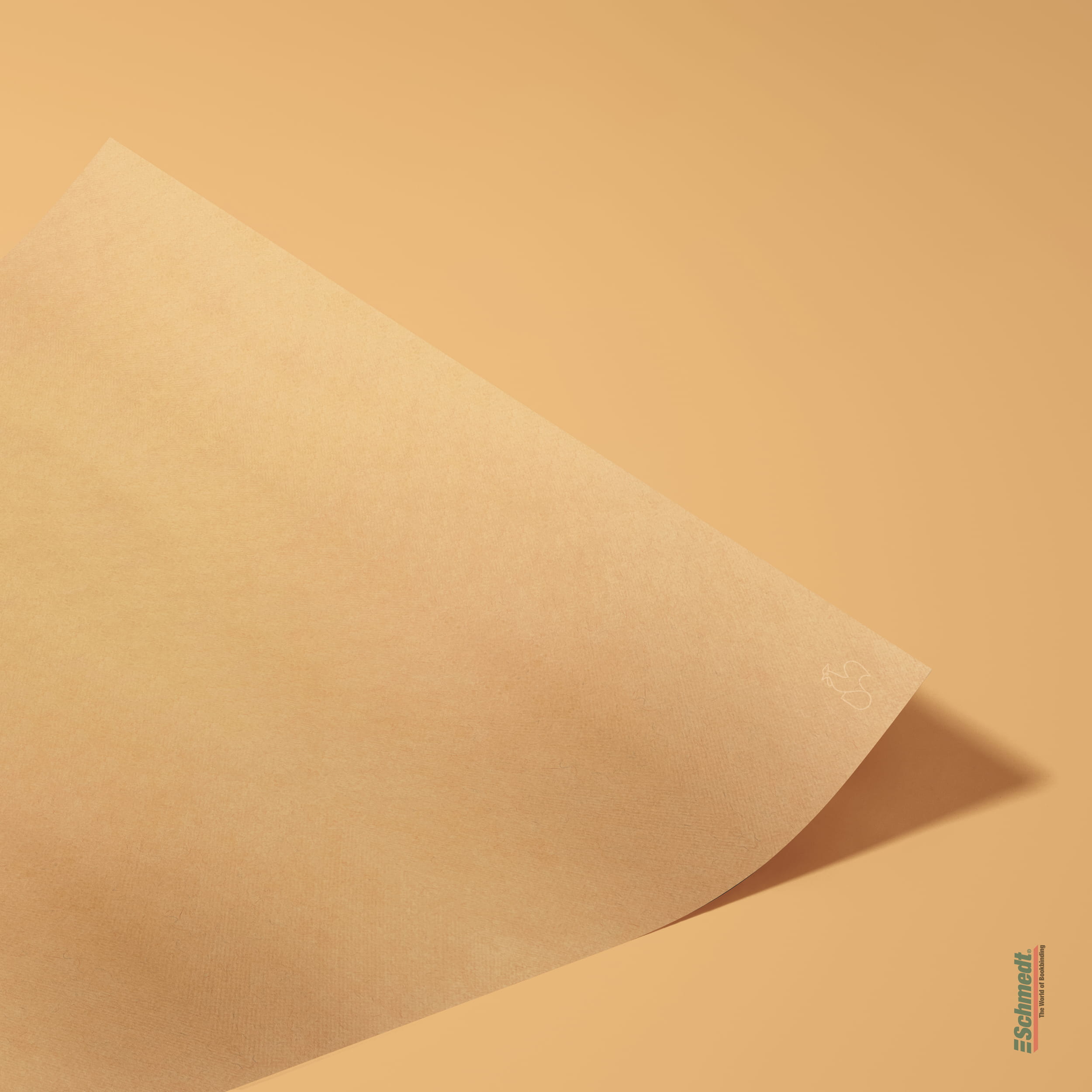 Ingres-Büttenpapier - Farbe 115 - orange - einsetzbar als Vorsatzpapier oder als exklusives Umschlag- und Einbandmaterial für Bücher. Auch g... - Bild-1