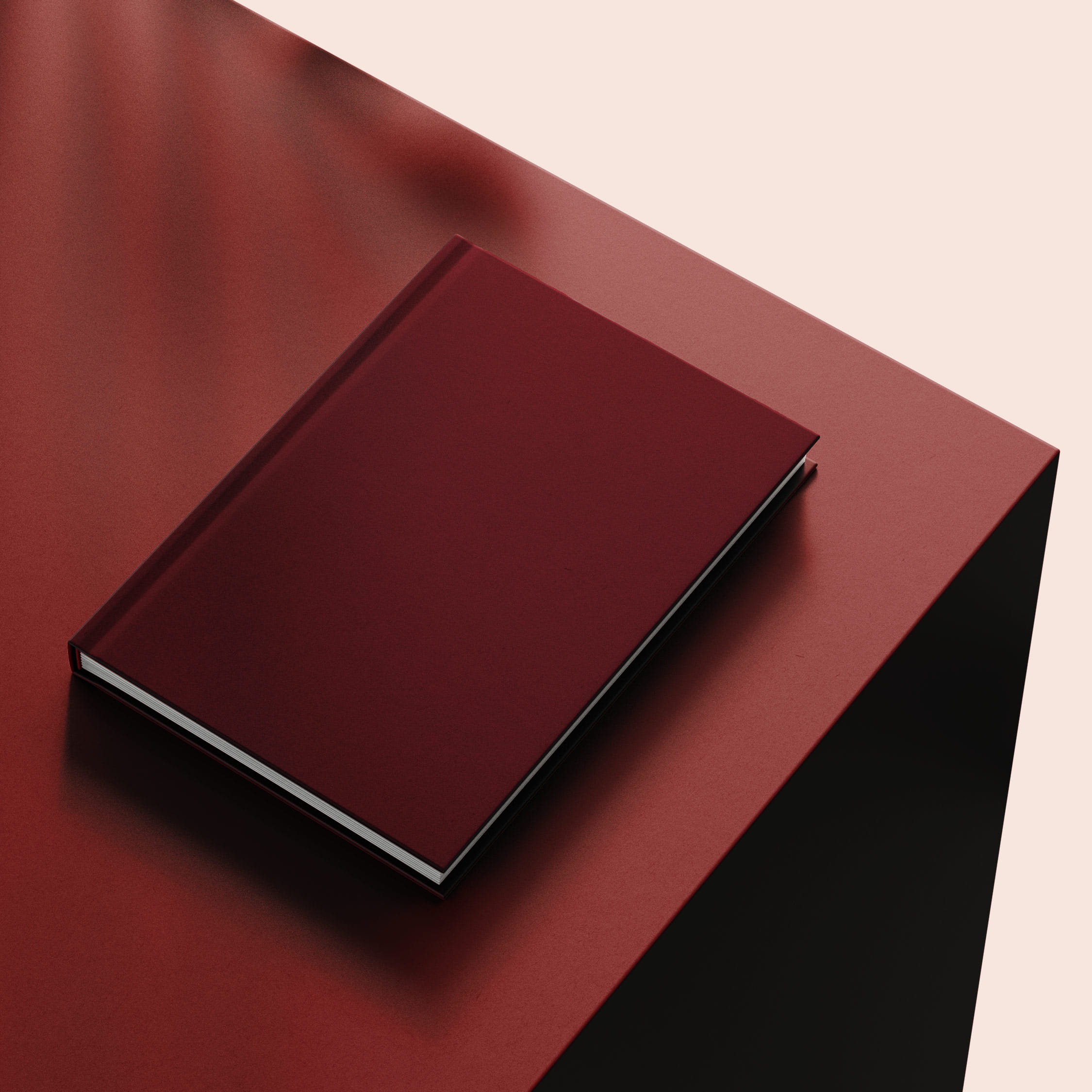 Ora • Buchleinen - Farbe 015 - dunkelrot - Anwendungen: für Bucheinbände, Notizbücher, Ordner, Mappen, Schuber, Kästen, Schachteln, Etuis, G... - Bild-4