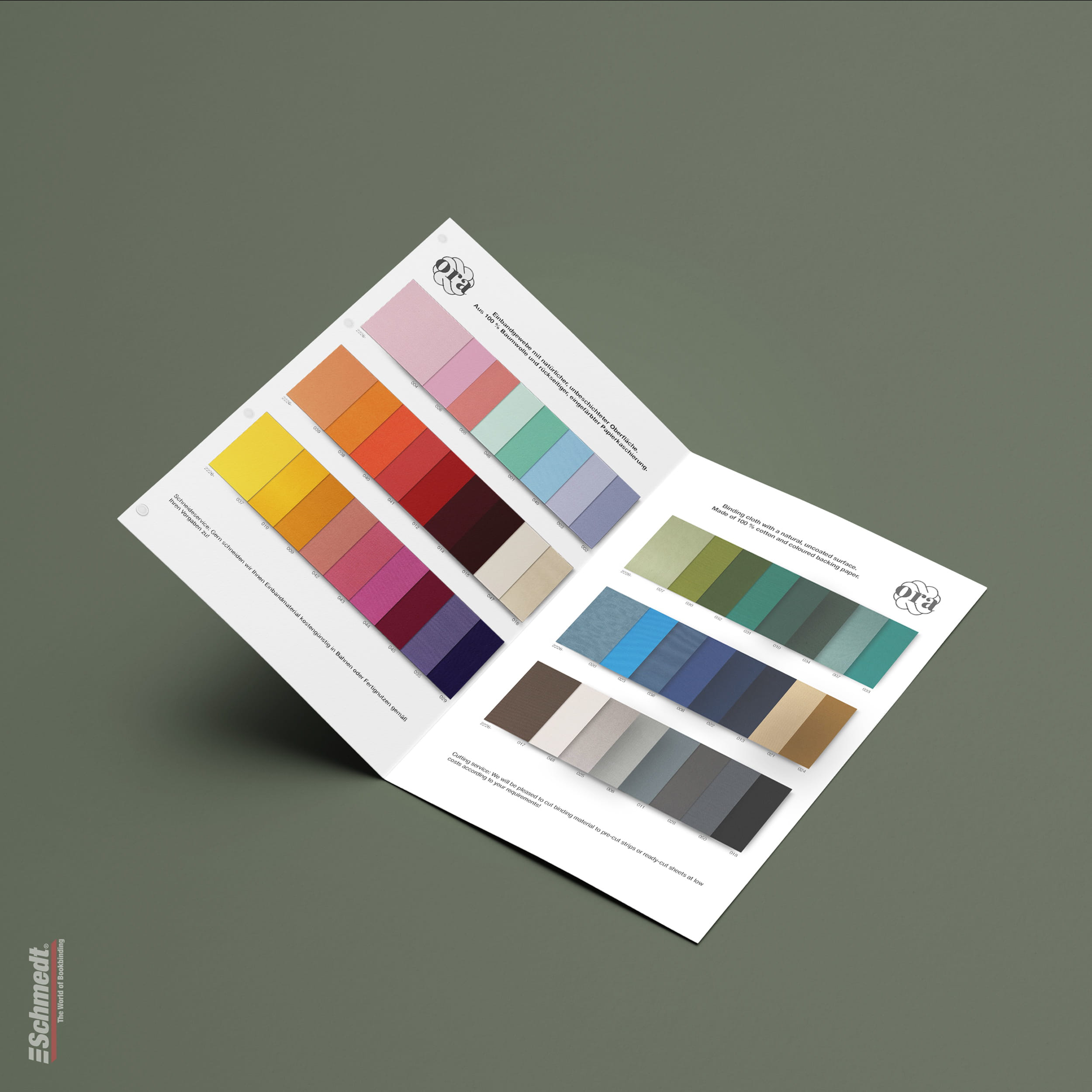 Ora • binding cloth - with fine, uncoated surface - for books, diaries, files, folders, slipcases, cases, boxes, gift packagings, spine-bind... - image-1