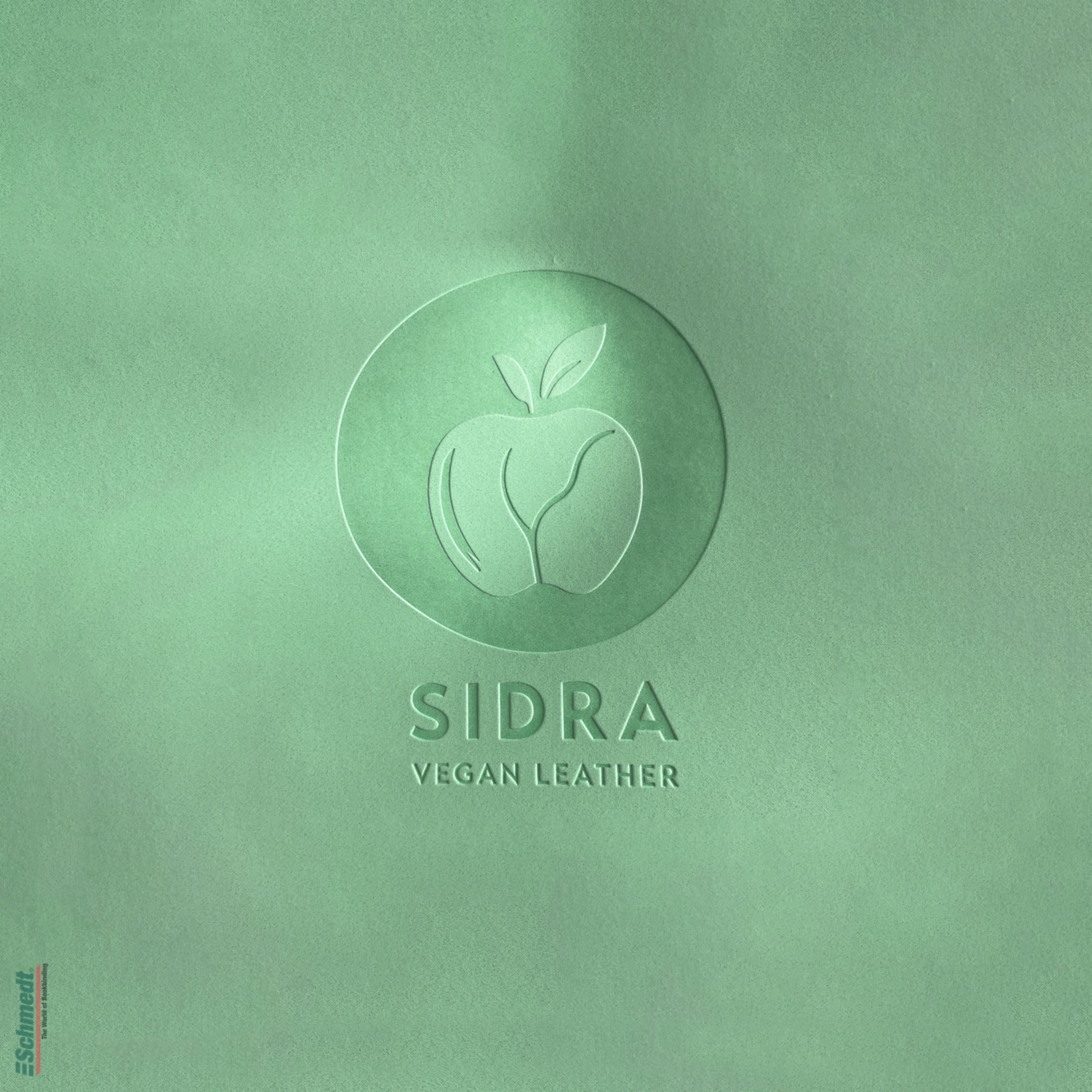 Sidra • cuero de manzana - Color 009 - menta - Aplicación: para tapas de libros de alta calidad, álbumes, menús, cajas etc.... - imagen-1