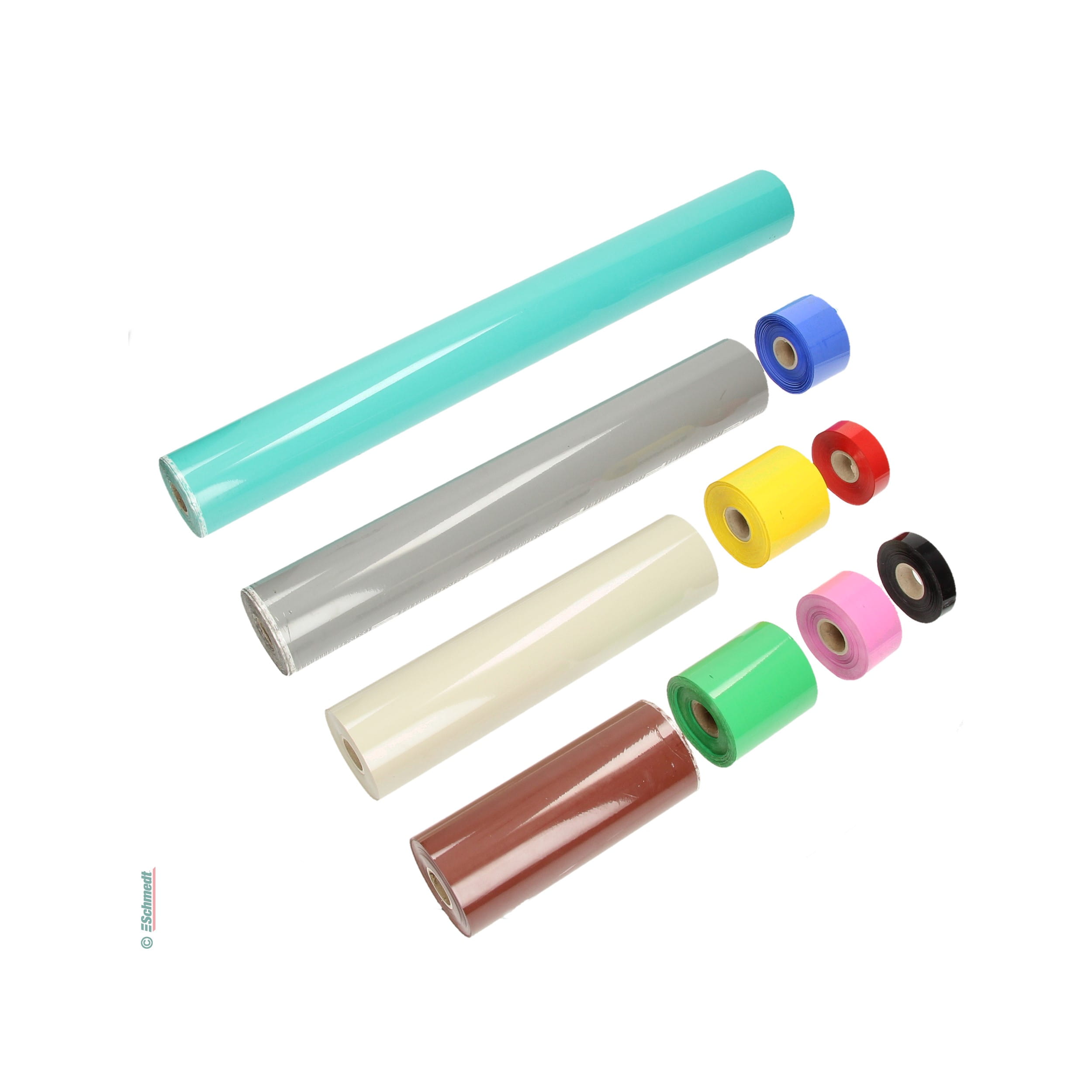 Hot-stamping foil Type 20 - pigmented, mat - Roll length: 122 mts - for products on on paper, board and plastic basis (also structured), lea... - image-1