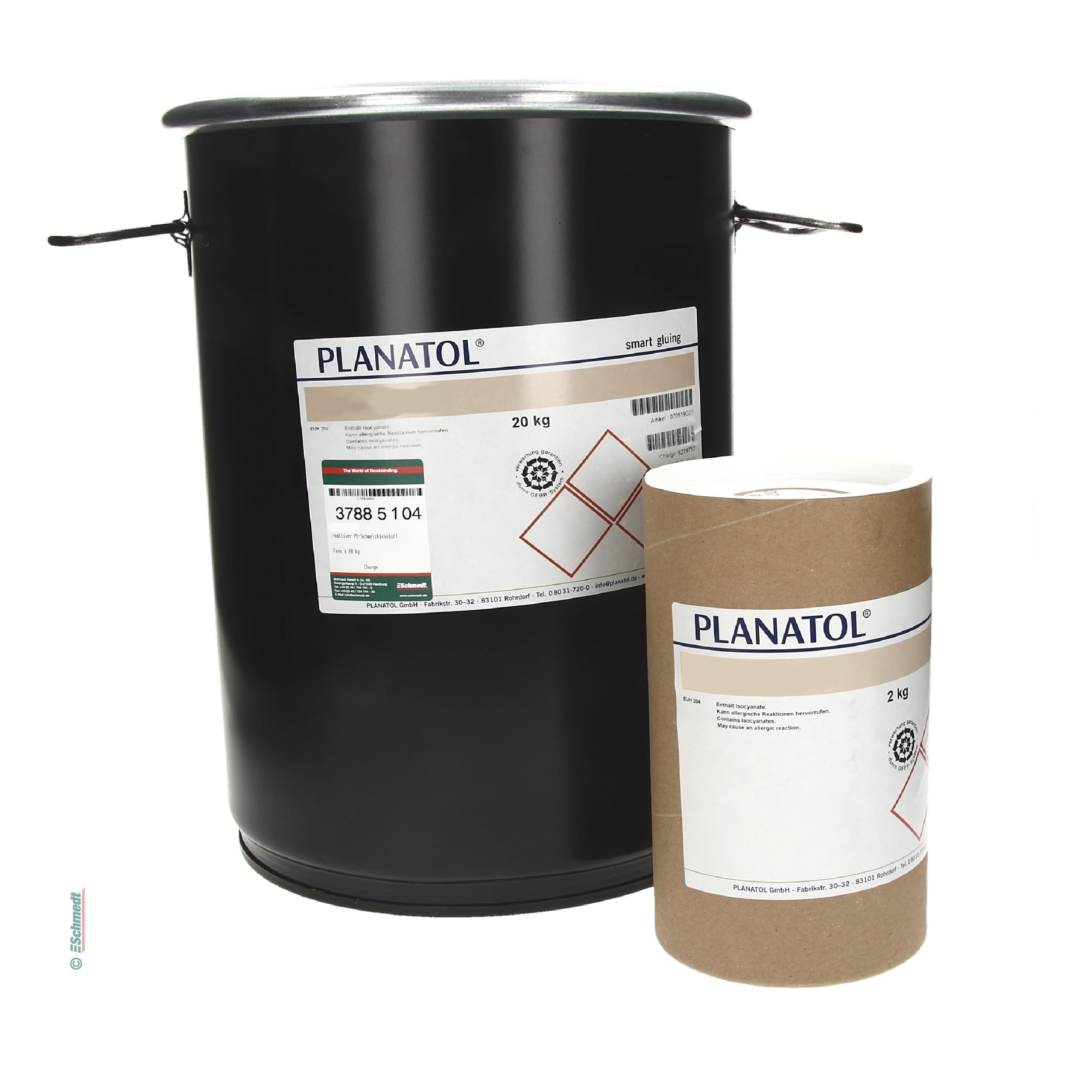 Planatol PUR 2880 - back glue with excellent adhesion, also on difficult papers and thick brochures...