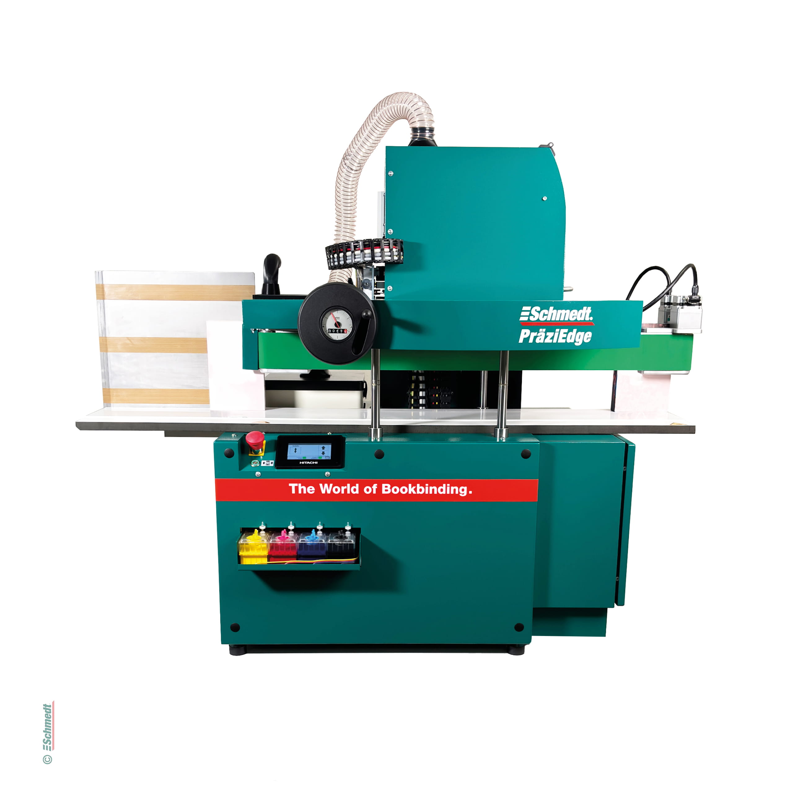 PräziEdge G3 • Impresora de cantos de libros - Impresora con sistema de transporte para libros - Aplicaciones: libros de tapa dura con lomo ... - imagen-1