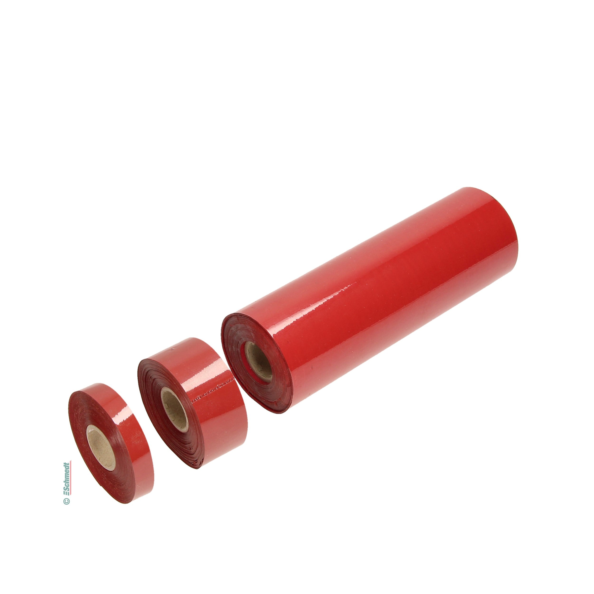 Hot-stamping foil Type 20 - pigmented, matt - Colour burgundy - for products on on paper, board and plastic basis (also structured), leather...