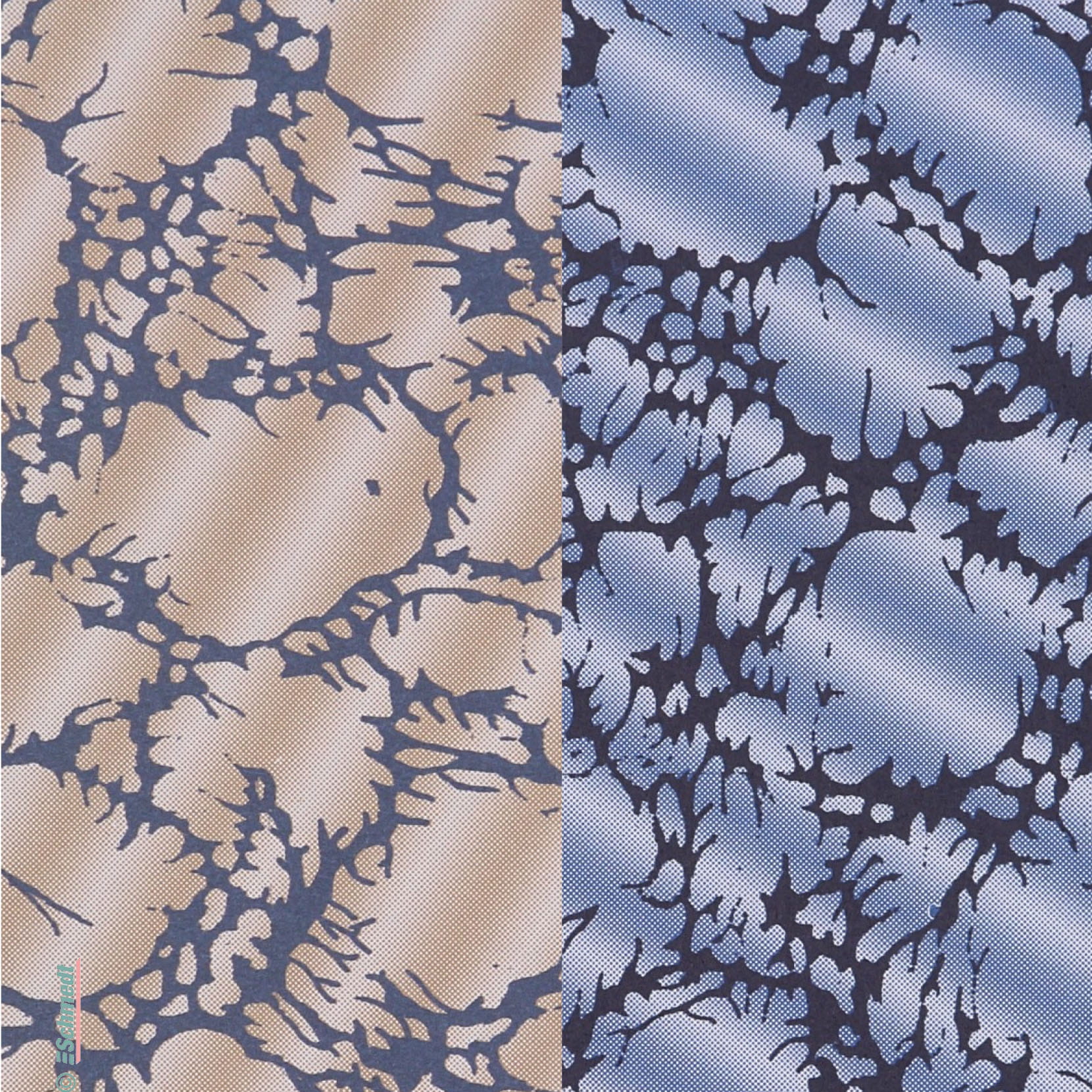 Shadow-print decorated paper - Size: 65 x 100 cm - long grain - printed paper used as cover paper for books, boxes, cases, packagings, Origa...