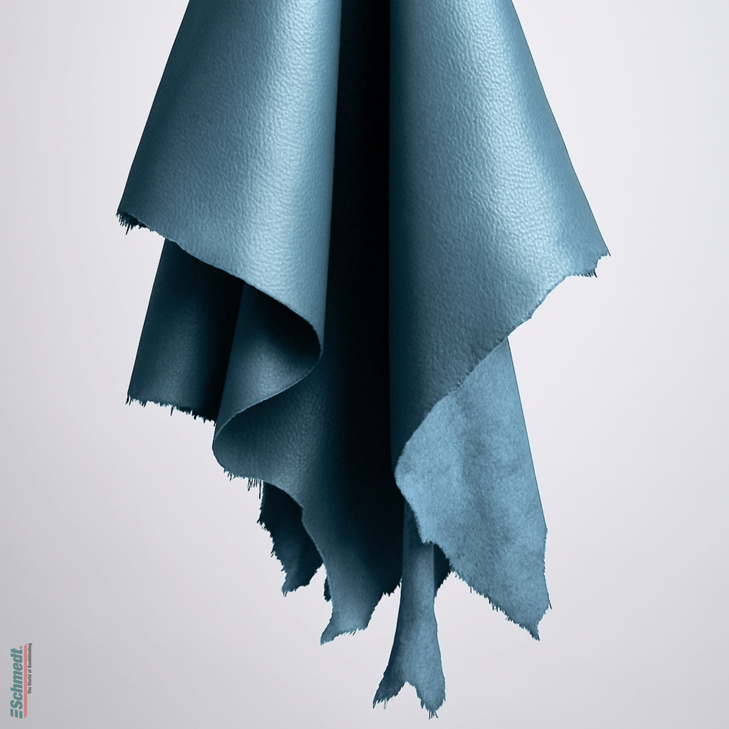 Oase-Ziegenleder - Voll-Leder - Farbe 043 - celadonblau - Größe I - Standard - zur Herstellung von hochwertigen Büchern mit Echtleder-Einban... - Bild-1