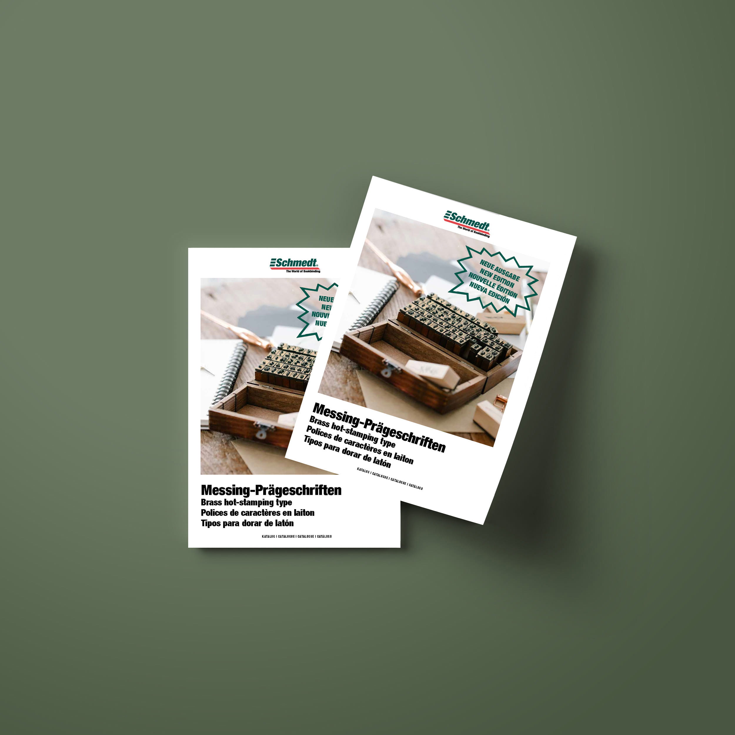 Catalogue: Brass hot-stamping type - New edition with more than 60 typestyles - In this special catalogue you will find illustrations of all...