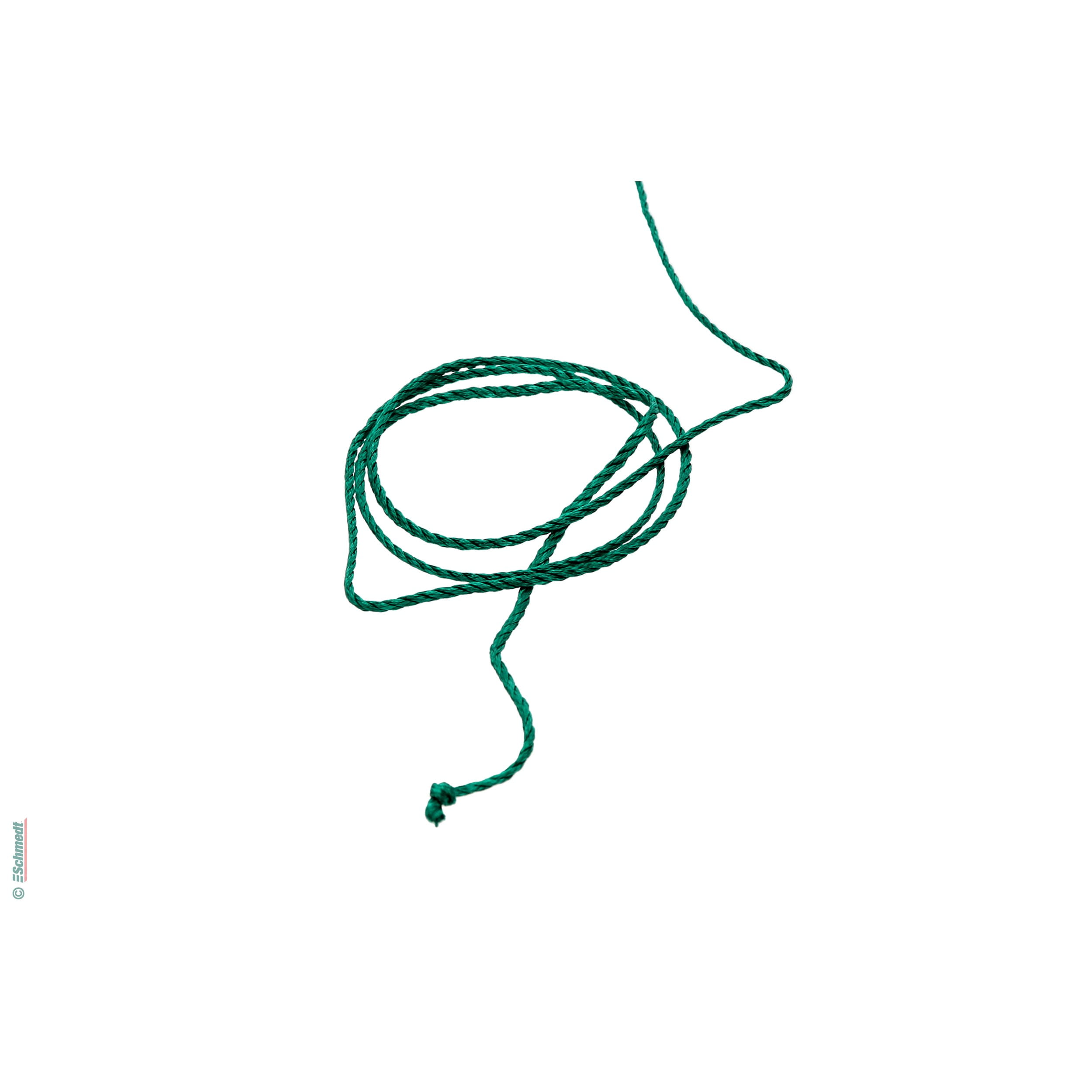 Satin cord - standard quality - Colour 006 - green - Roll Length (in m) 20 - Cord for certificates, medals, pennants and packagings...