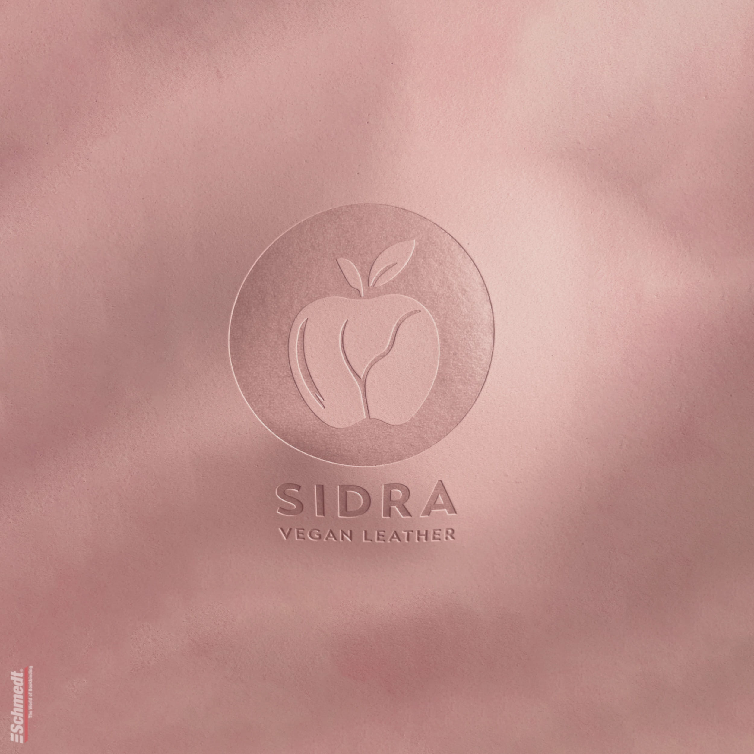 Sidra • Apfelleder - Farbe 013 - altrosa - für hochwertige Bucheinbände, Fotobücher, Fotoalben, Speisekarten, Schachteln etc.... - Bild-1