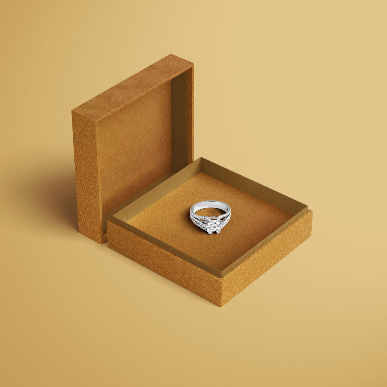 English Buckram Metallic | binding cloth - Colour 6654 - old gold - for book covers, menus, diaries, notebooks, file folders etc.... - image-1