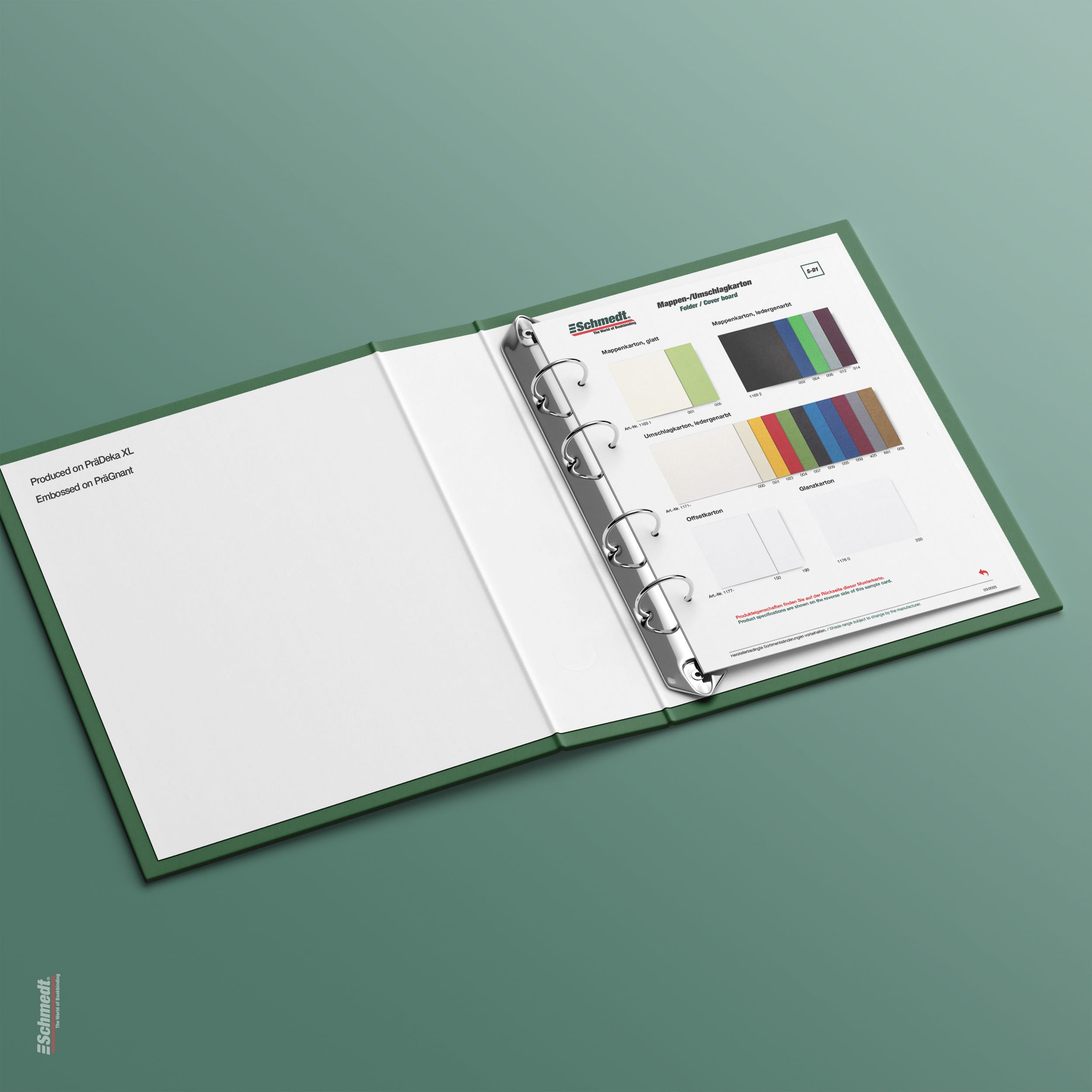 Sample card Folder and cover board - Type S-D1 Cardboard 1/3 - incl. offset and gloss board... - image-1