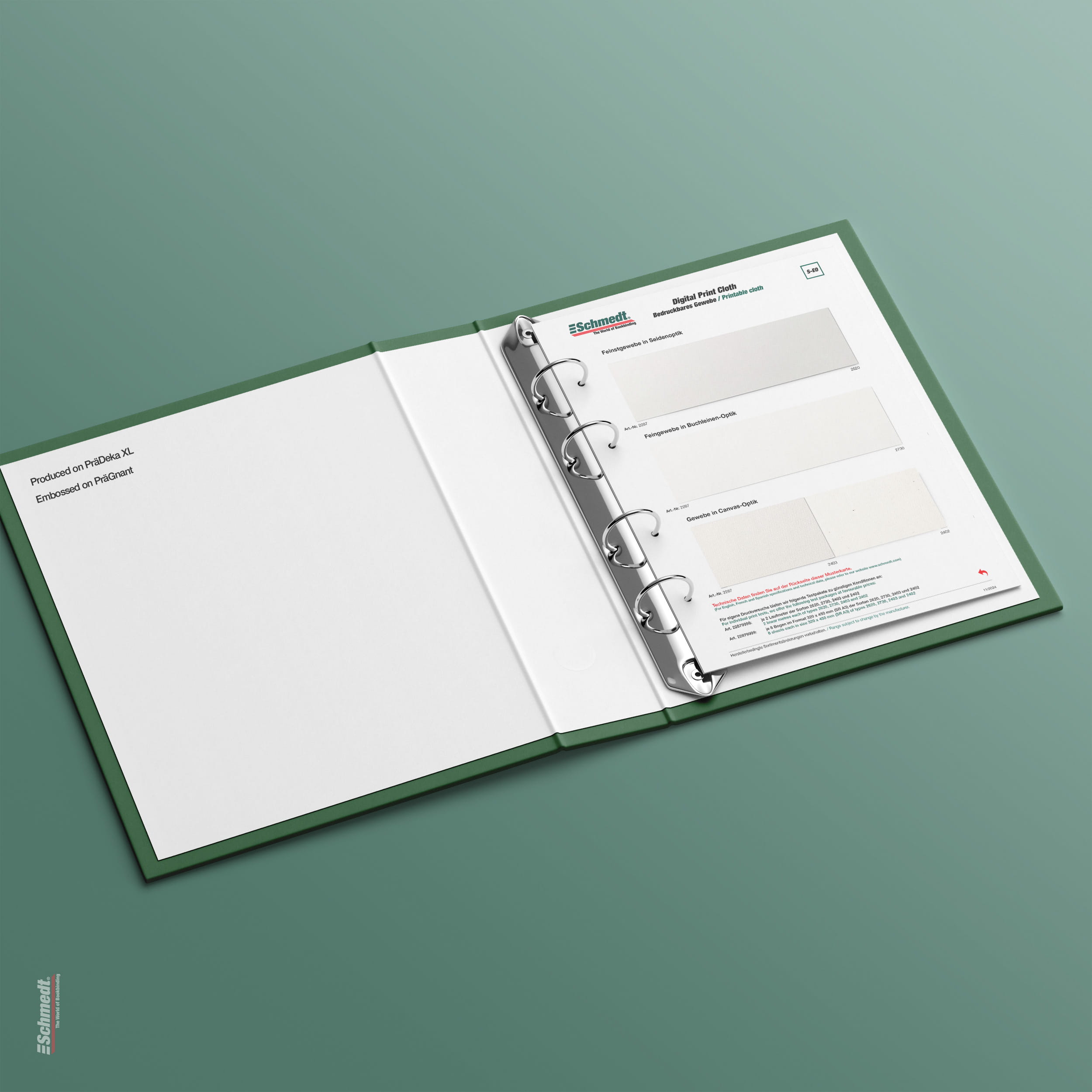 Sample card Digital Print Cloth - Type S-E0 Printable cloth... - image-1