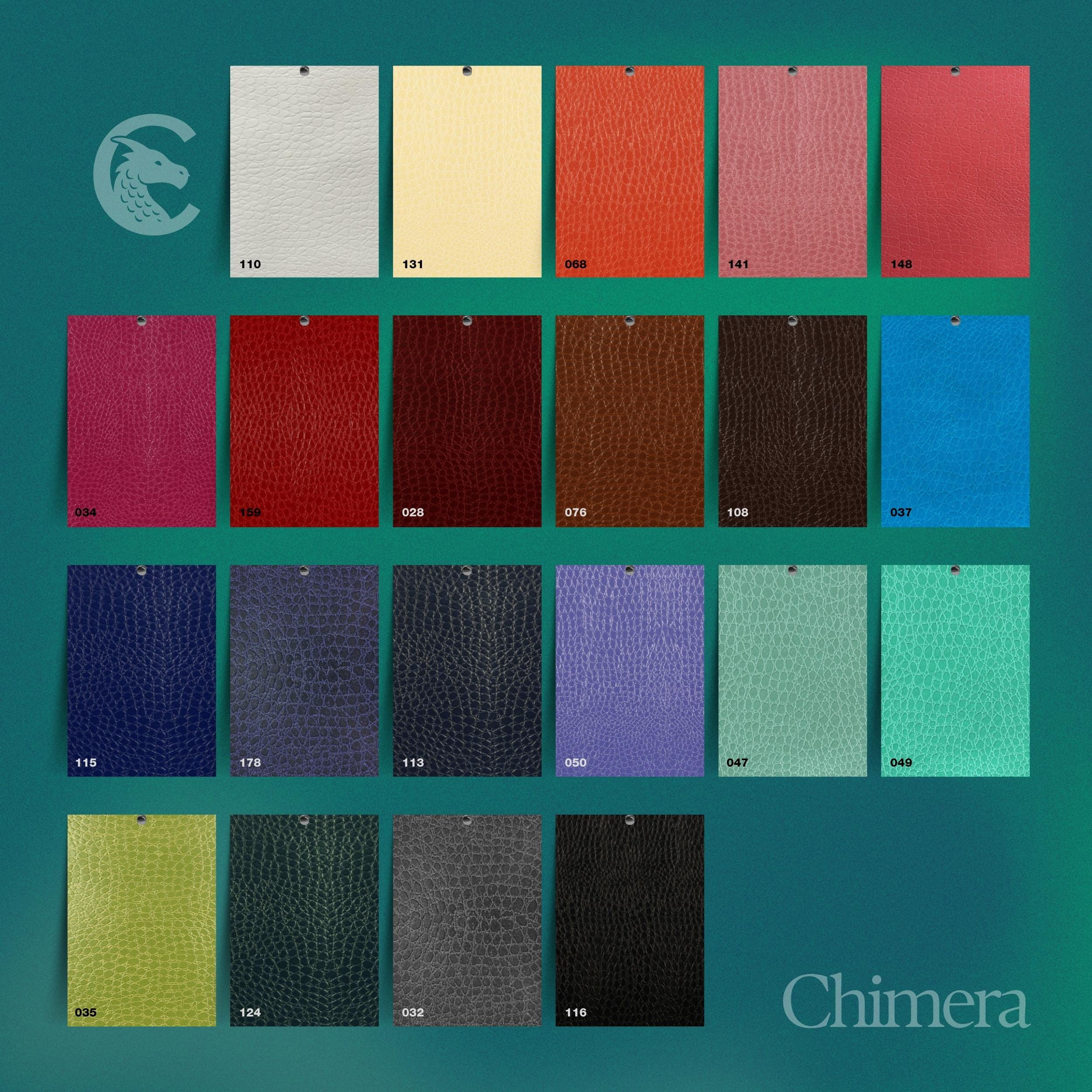 Chimera • Faux leather paper - unicoloured with reptile emboss - cover paper for books, files, folders, boxes, cases, packagings etc....