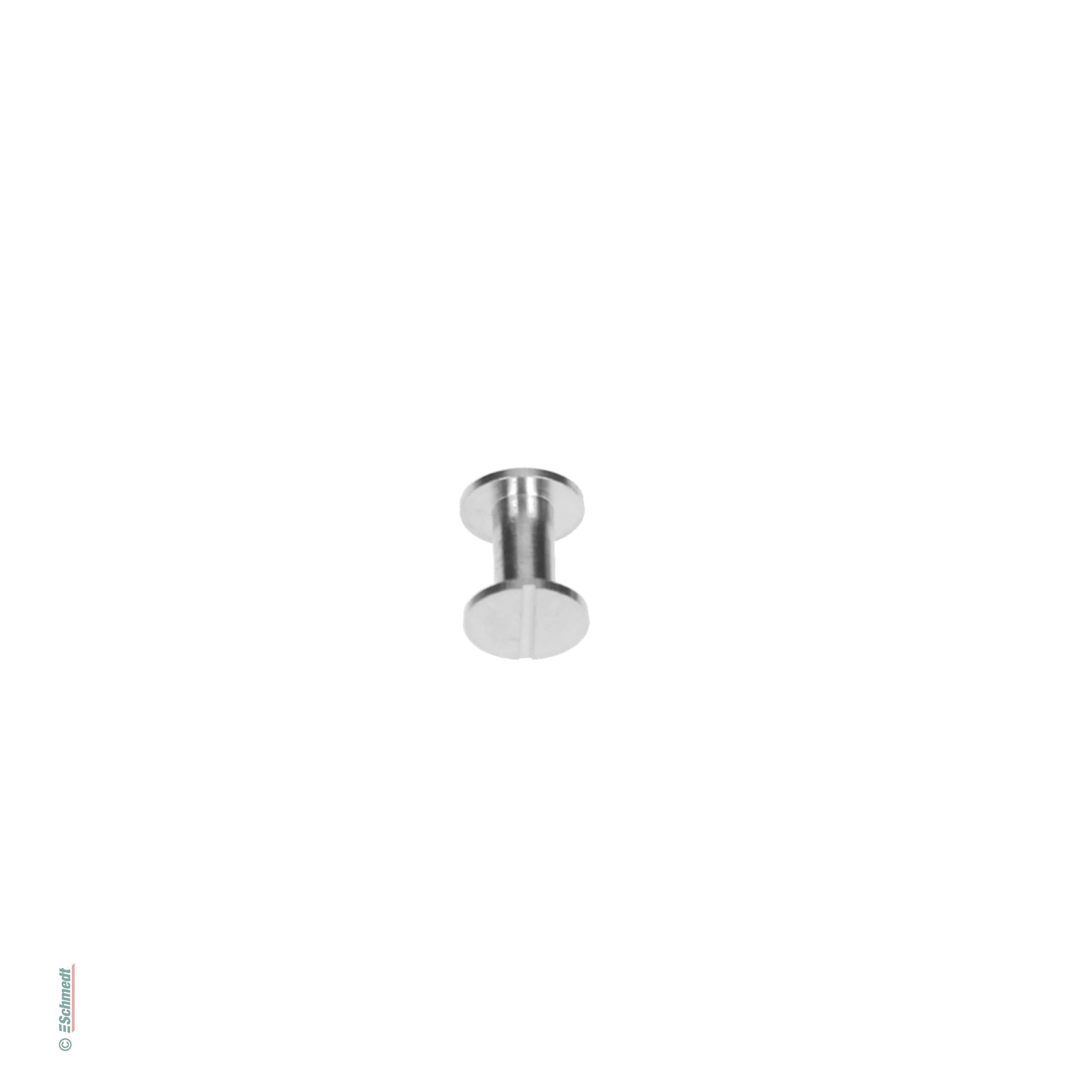 Buchschrauben Premiumqualität - Füllhöhe (in mm) 10 - Buchschrauben ermöglichen die repräsentative Heftung von Büchern, Broschüren oder Lose...