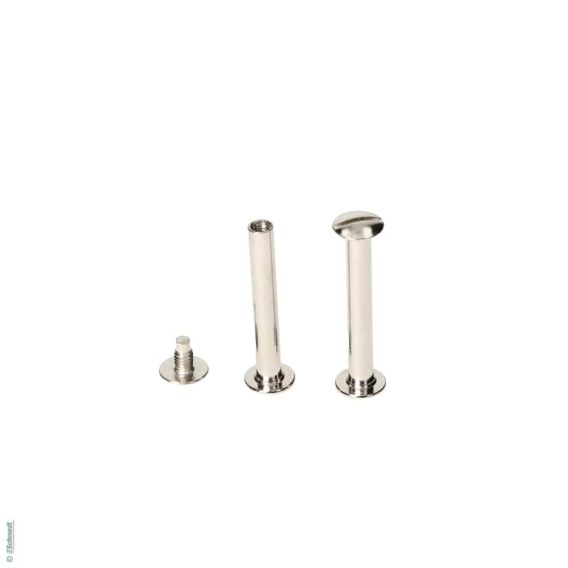 Buchschrauben Standardqualität - Füllhöhe (in mm) 35 - Buchschrauben ermöglichen die repräsentative Heftung von Büchern, Broschüren oder Los...