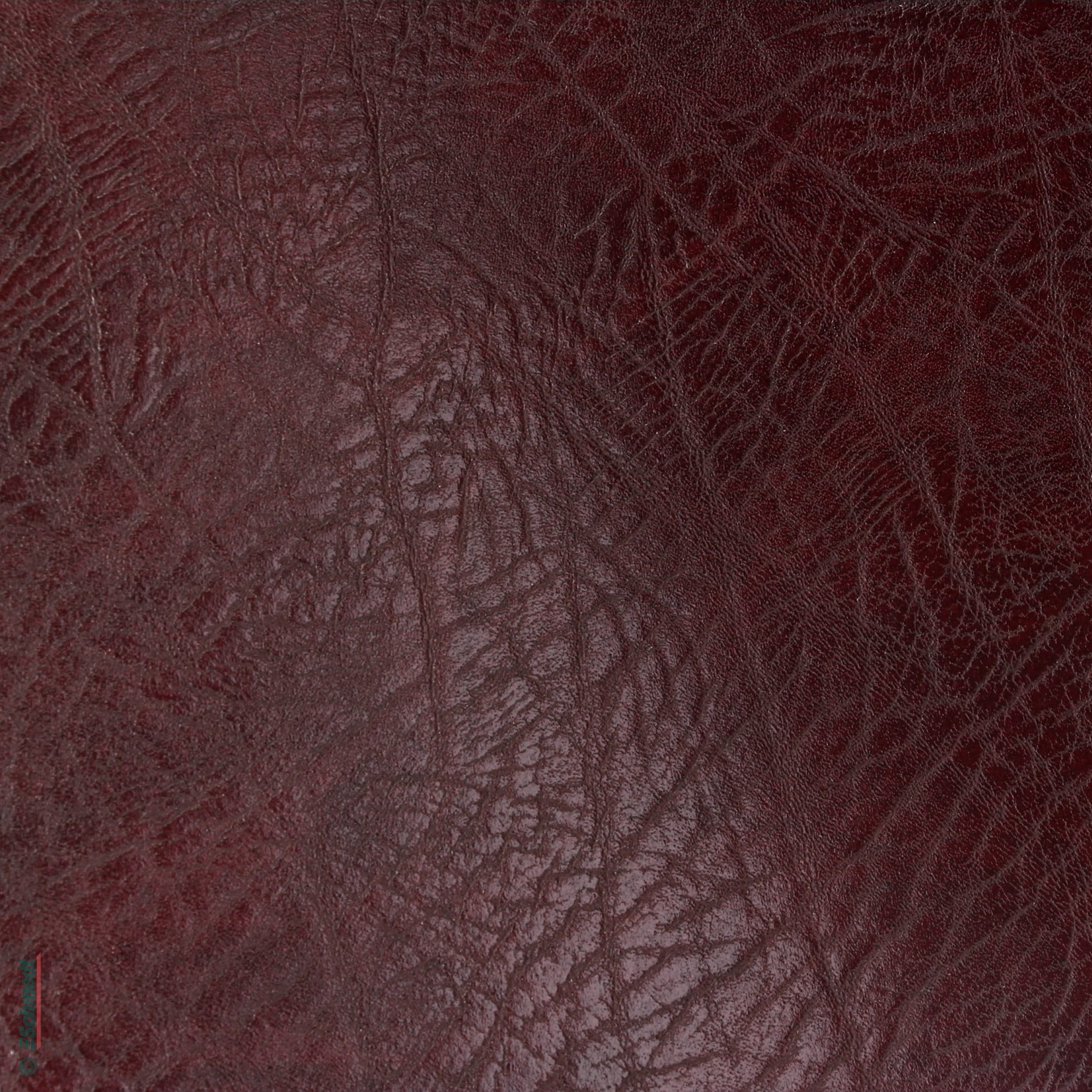 Excel-Tan - Lederfaserstoff - Farbe 7567 - weinrot - Prägung Granada - zum Beziehen von Büchern, Mappen, Ordnern, Speisekarten, Taschenkalen...