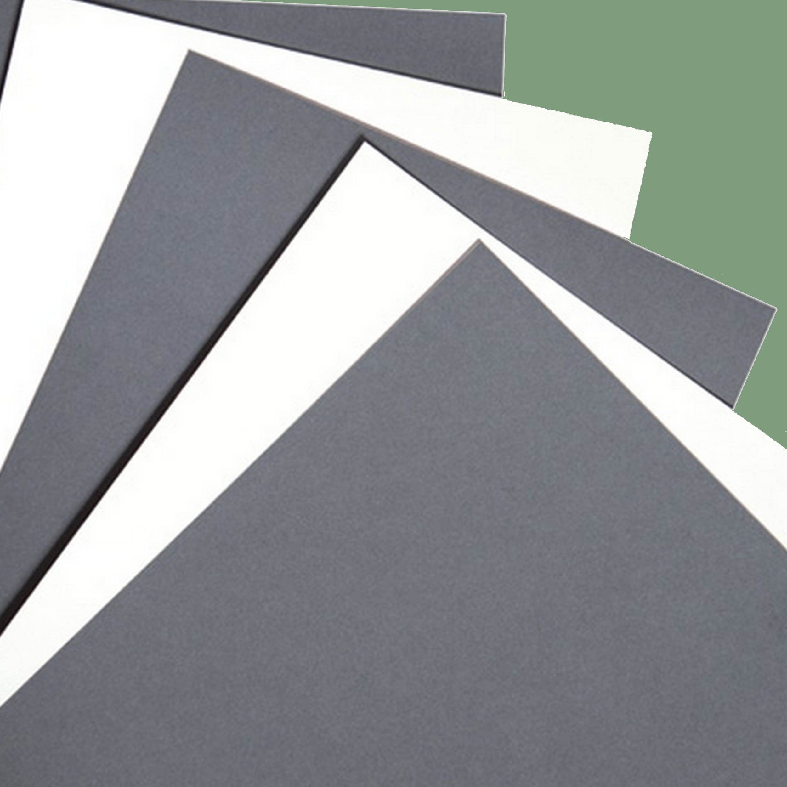 Archival board • grey-blue/natural white - Non-ageing cardboard - Non-ageing archival cardboard with soft core and finished surface. Its inc...