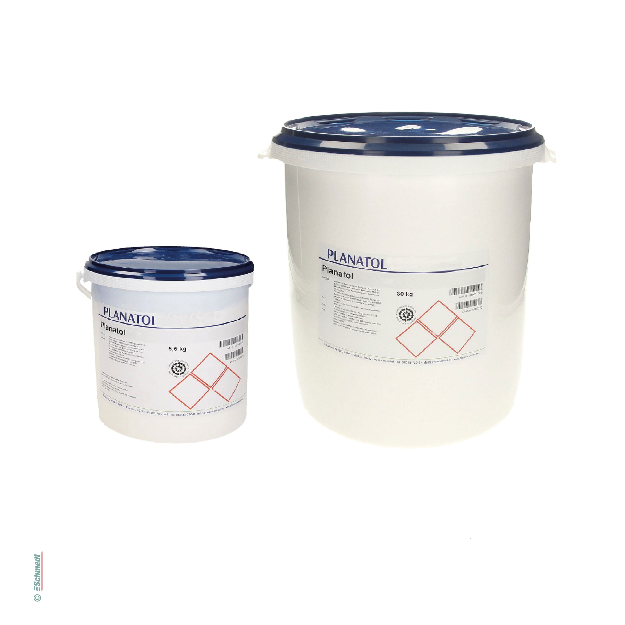 Planatol HW 730 - Contents Bucket / 5.5 kgs - to glue paper and other absorbent products with plastic and PE, PP and other difficult coating...