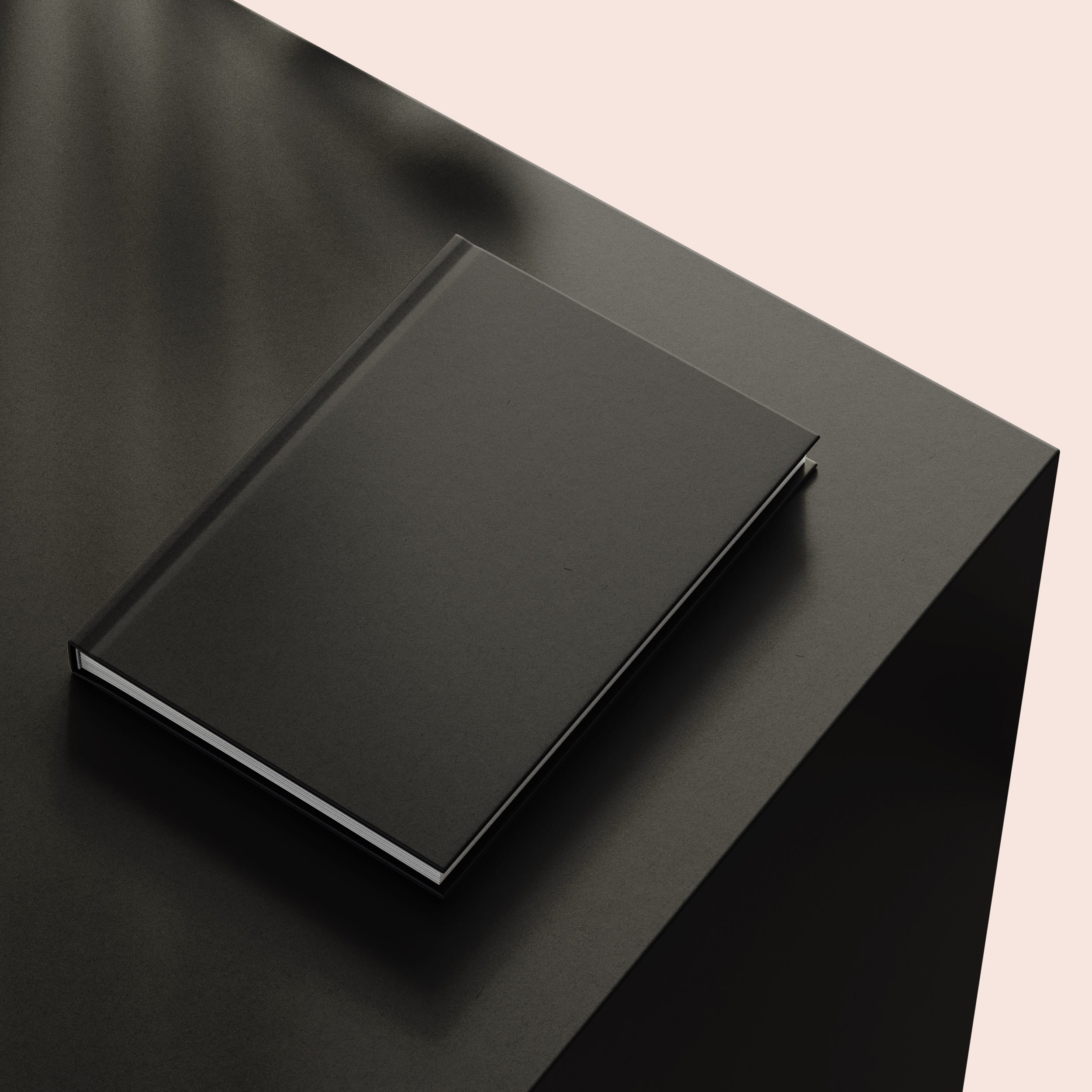 Ora • Buchleinen - Farbe 018 - tiefschwarz - Anwendungen: für Bucheinbände, Notizbücher, Ordner, Mappen, Schuber, Kästen, Schachteln, Etuis,... - Bild-3