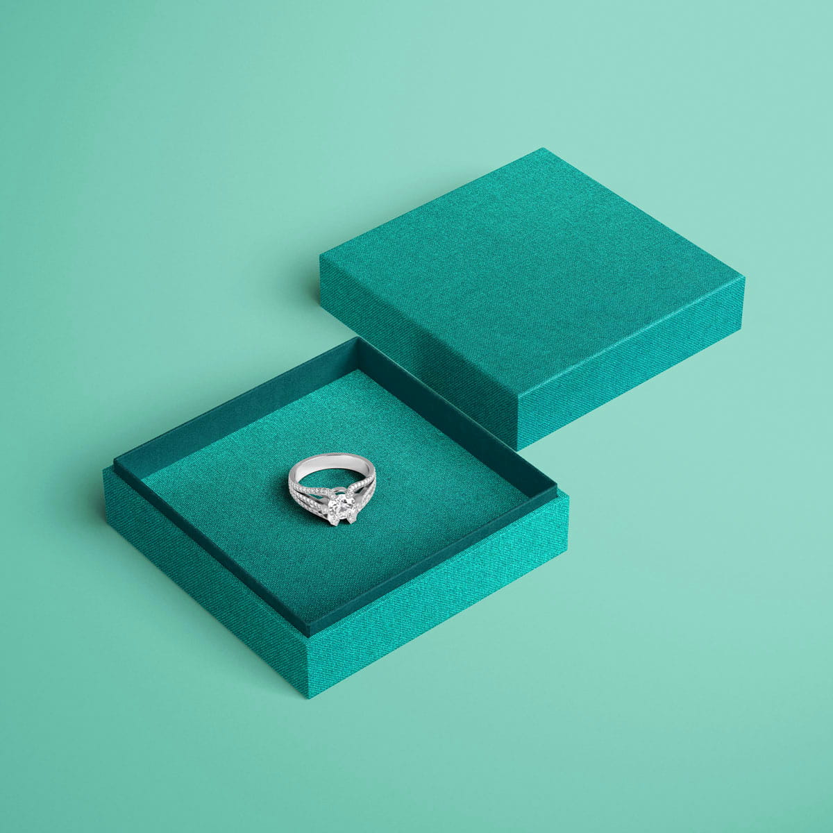 Englisch Buckram Neon | Buchleinen - Farbe 6620 - aqua - Anwendungen: für Bucheinbände, Speisekarten, Notizbücher, Ordner etc.... - Bild-2